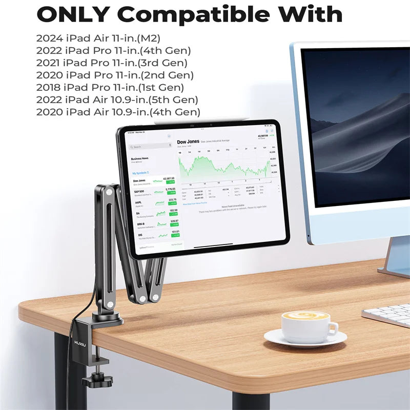 Magnetic Charging Stand and Desk Mount for iPad