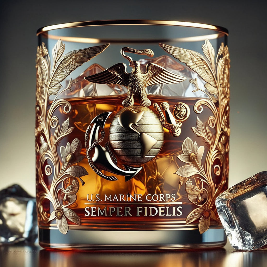 Elegant Glass Memorial Piece for Honoring Our Heroes