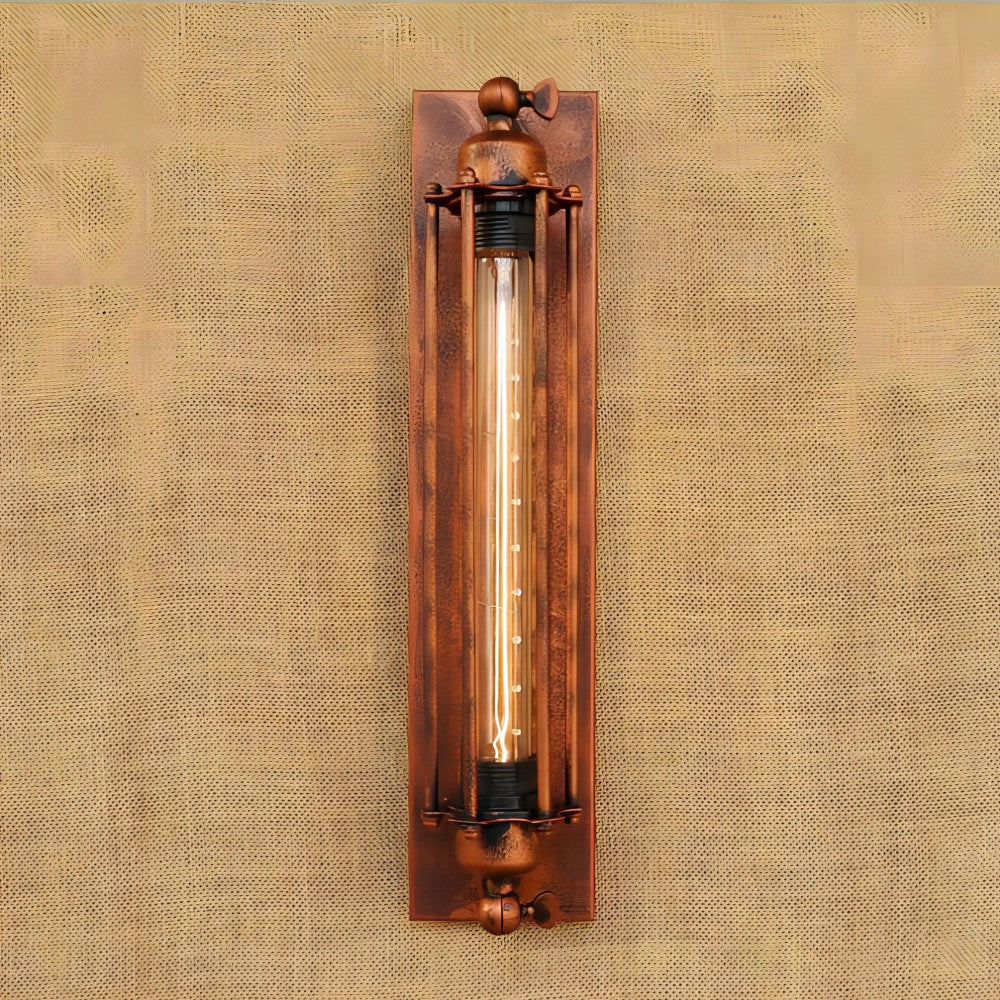 Charming LED Wall Light Fixture in Classic Metal Style