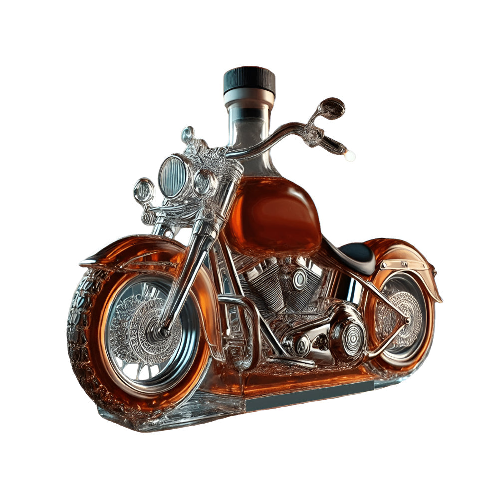Biker-Inspired Whiskey Decanter for Your Home Bar