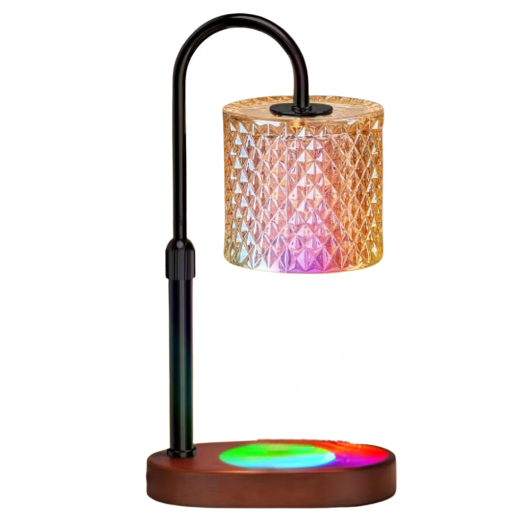 Candle Warmer Lamp with Adjustable Brightness and Timer Function