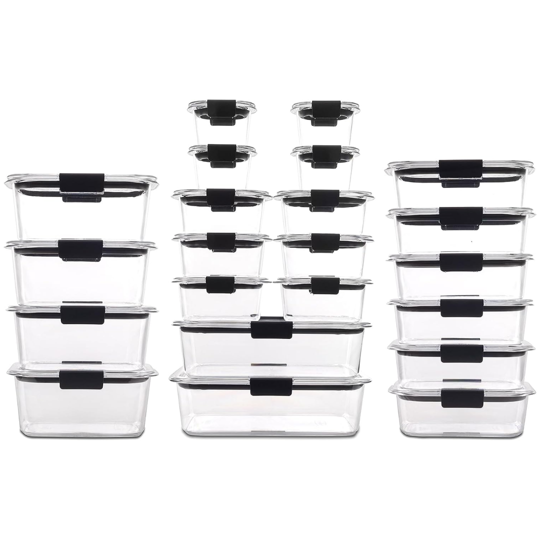 Meal Prep and Storage Containers with Airtight Lids