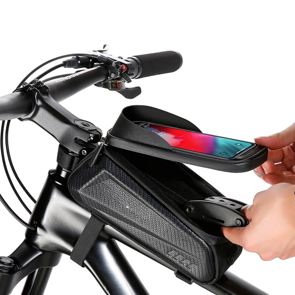 Touch Screen Bike Phone Mount with Storage Bag