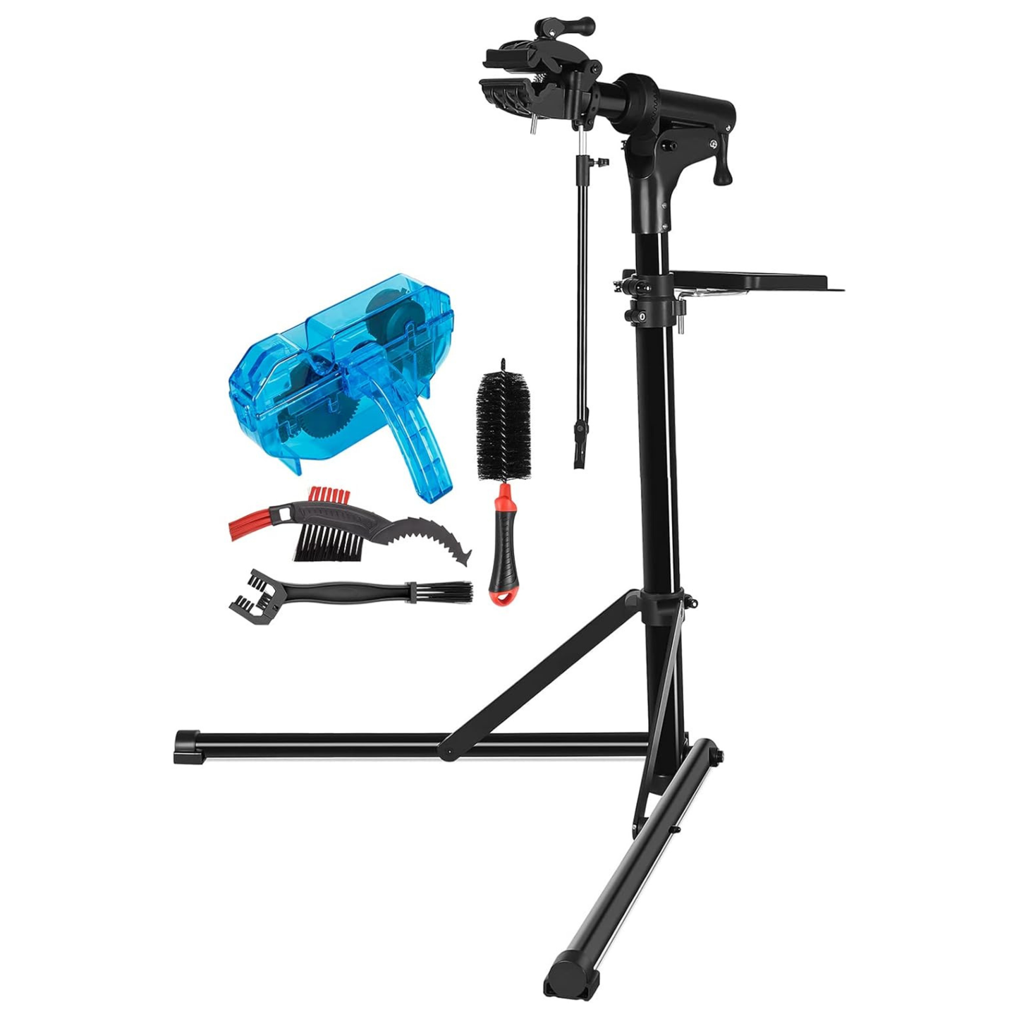 Folding Bicycle Repair Stand with Adjustable Clamp for Maintenance