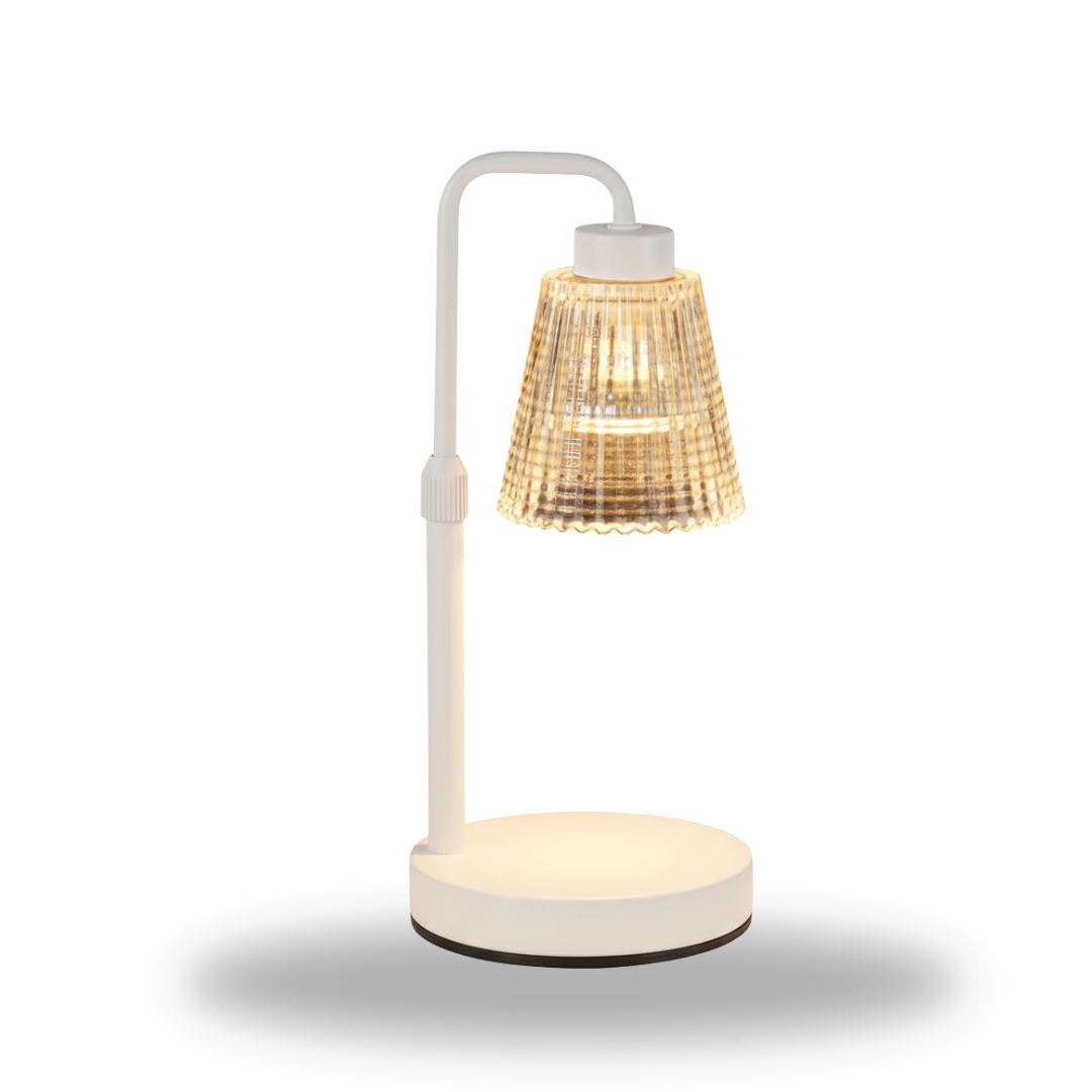 Adjustable Candle Warmer Lamp with Dimming Feature and 12-Hour Timer