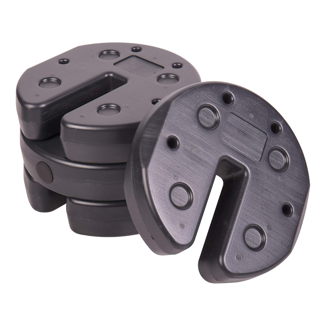 Weight Set for Canopy with No Pinch Strap for Stable Ground Use