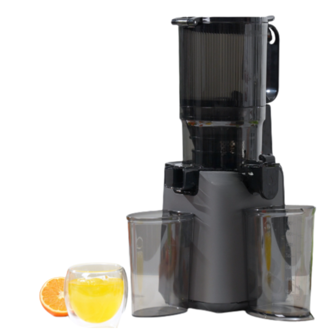 Juicer with Dual Strainers and 5.4-Inch Feed Chute for Cold Extraction