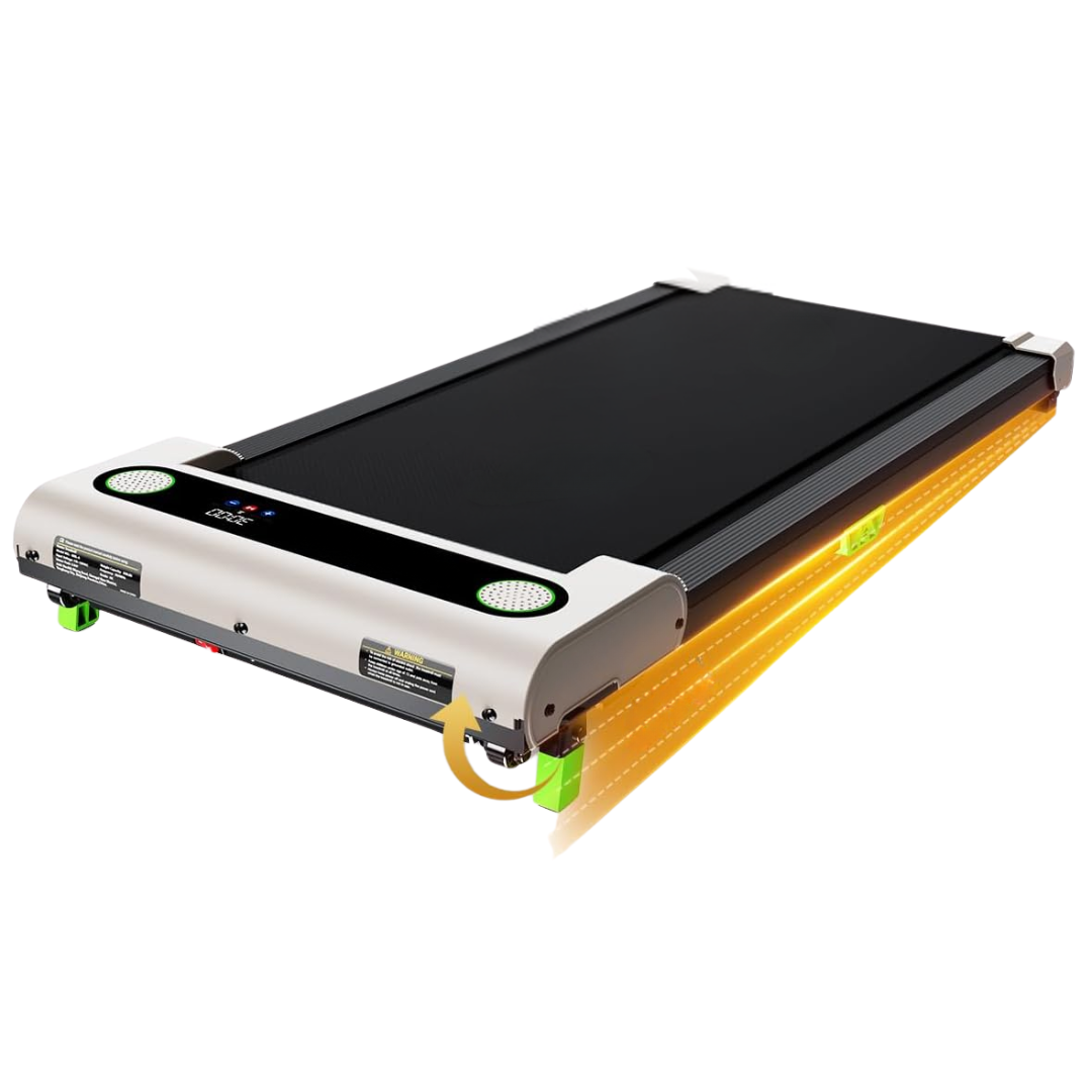 Walking Pad Treadmill with Manual Incline and LED Screen – Compact Design