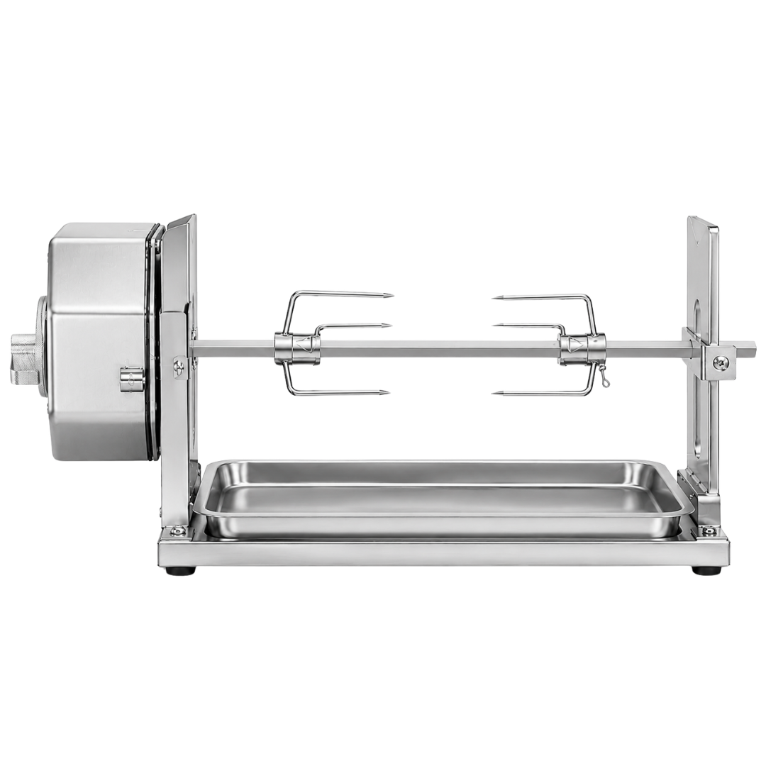 Portable Rotisserie Set for Grills, Smokers, and Ovens
