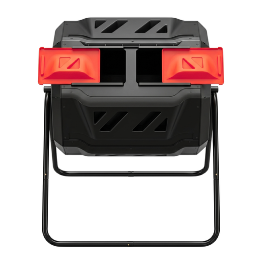 160L Octagonal Rotating Compost Tumbler with Dual Chambers