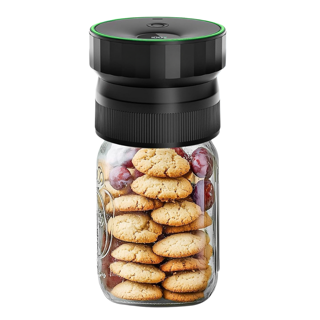 Vacuum Sealer for Regular and Wide Mouth Mason Jars - Electric