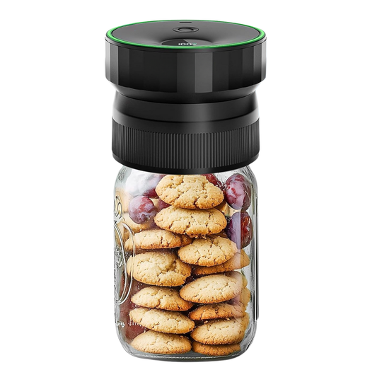 Vacuum Sealer for Regular and Wide Mouth Mason Jars - Electric