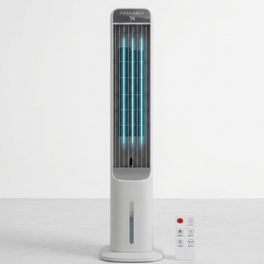 Tower Fan with 3 Speed Settings and 4 Cooling Modes