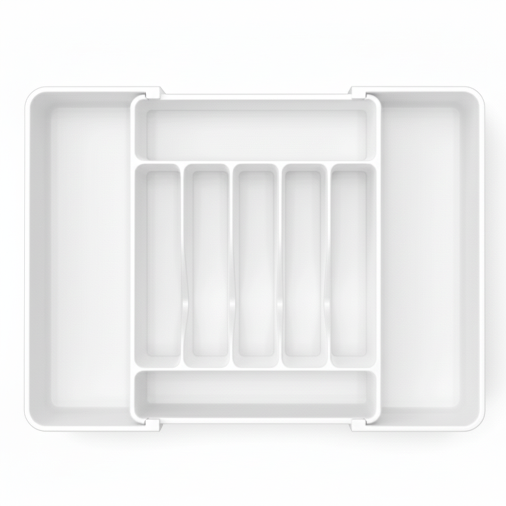 Silverware Organizer for Drawer – Expandable with 7 to 9 Sections