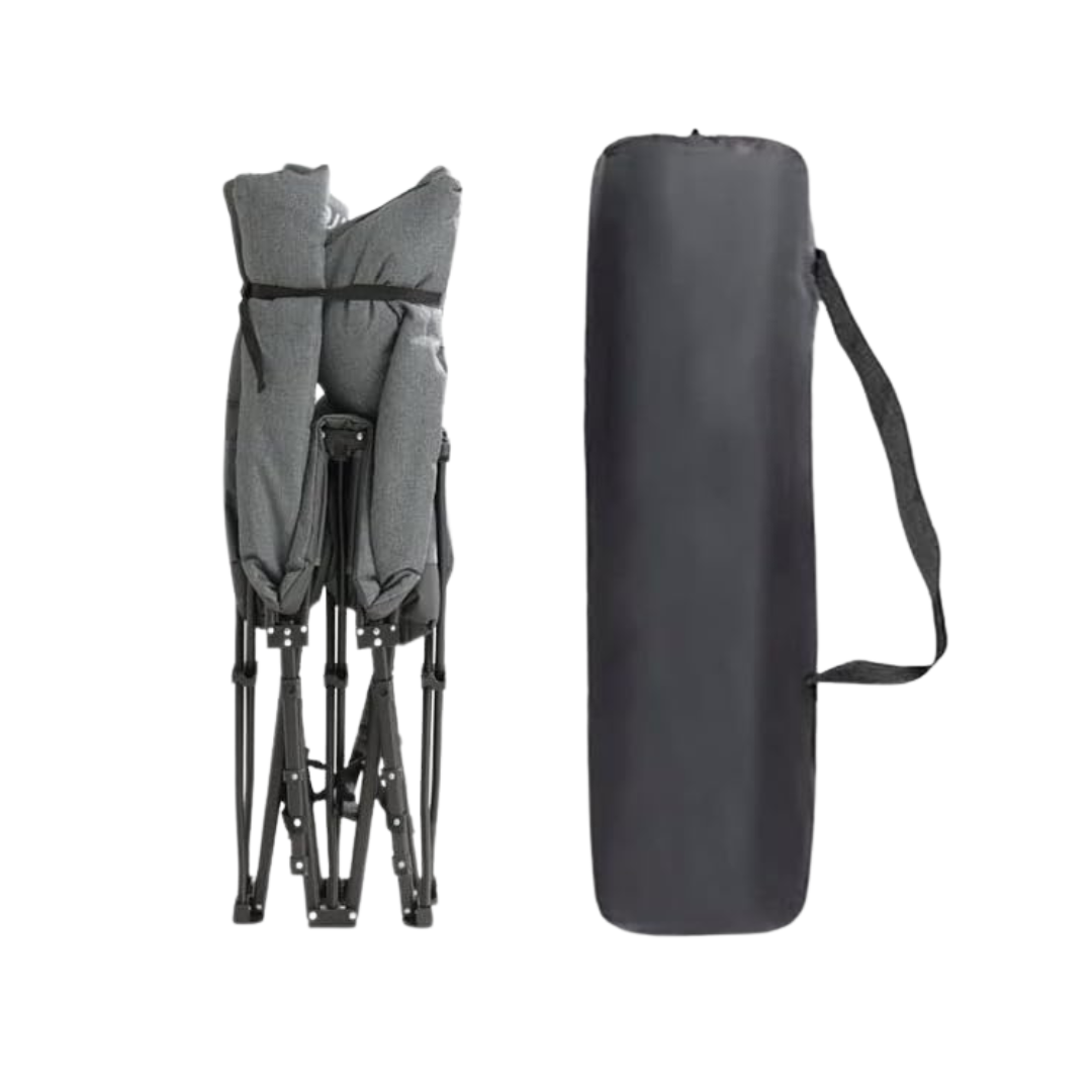 Camping Cot with Mattress and Pillow, Supports 450 lbs