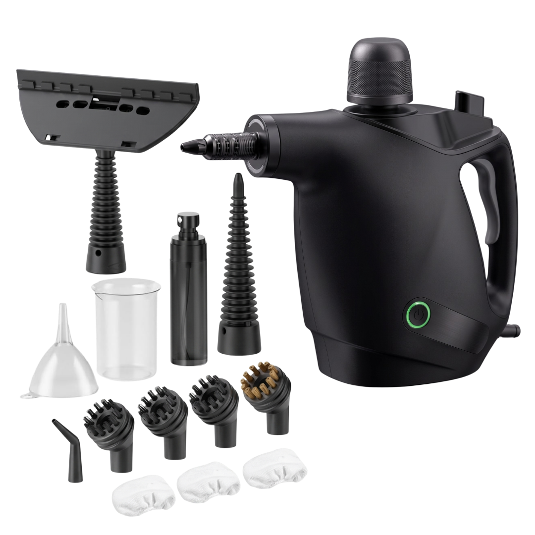 Portable 1050W Steam Cleaner with 500ml Capacity and Accessories