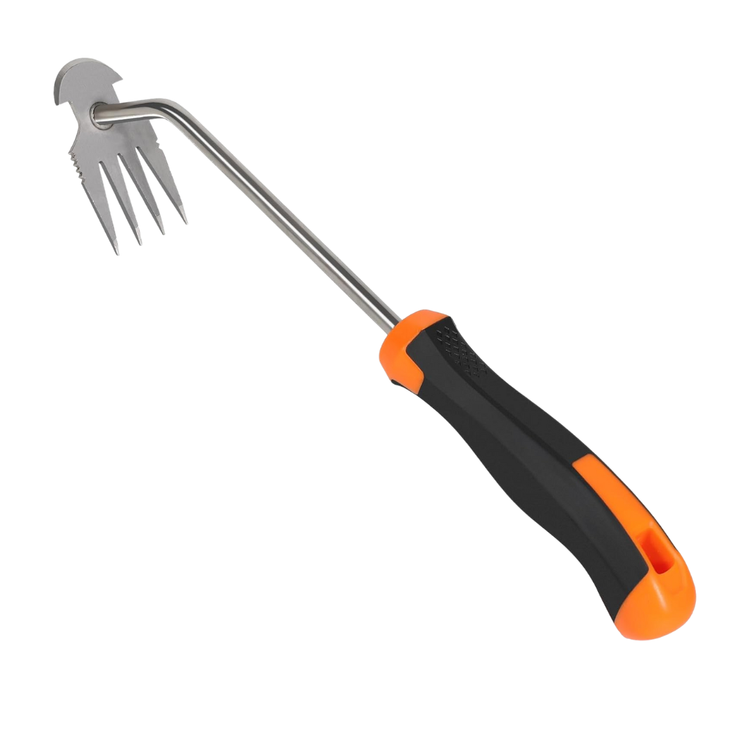 Long-Handled Weeding Tool in Durable Stainless Steel