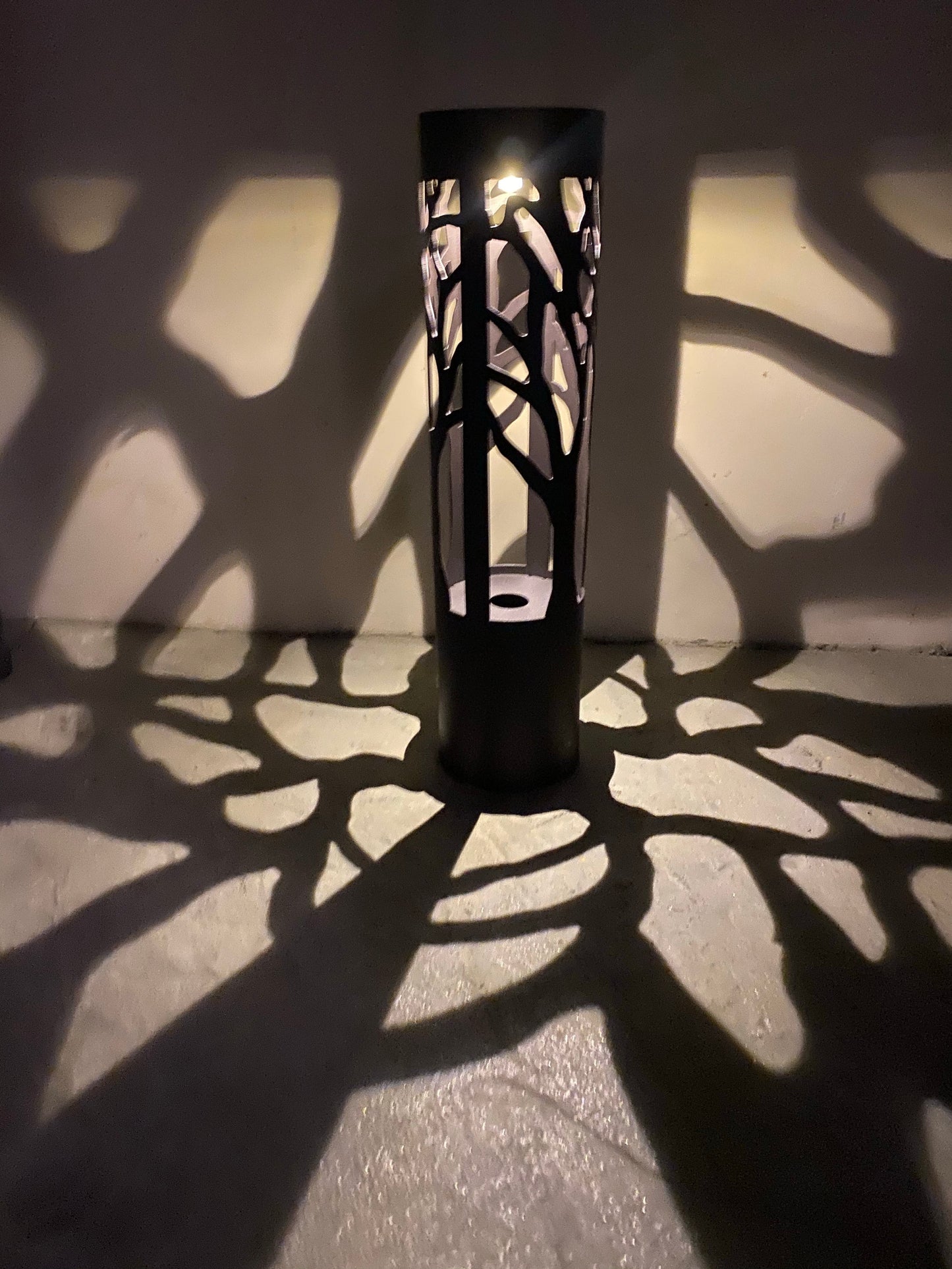 Sleek Solar-Powered Garden Path Light with Warm Glow