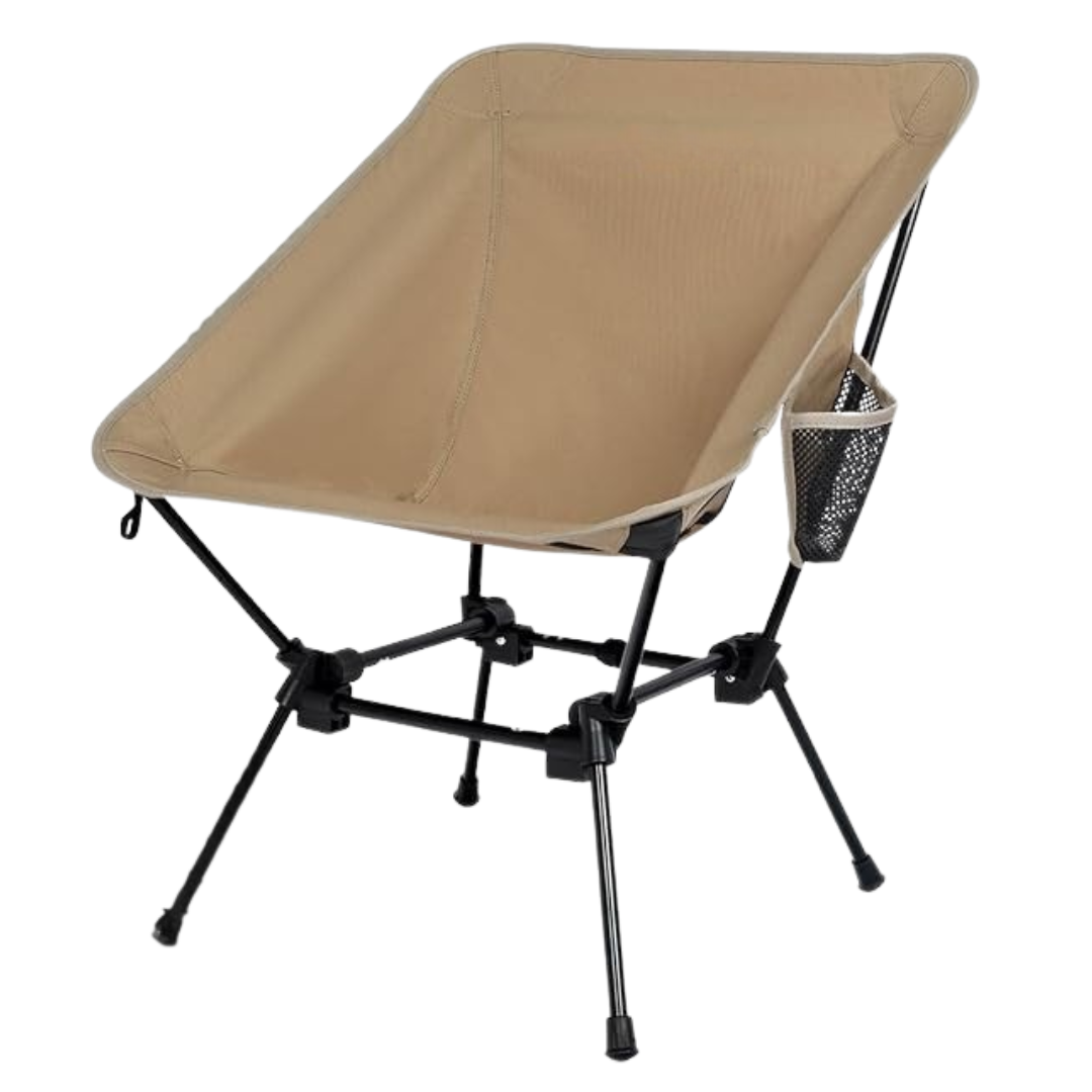 Adjustable Height Lightweight Folding Chair for Camping