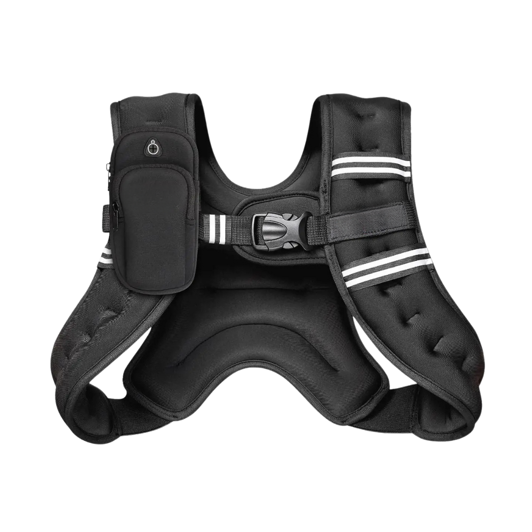 Reflective Strap Neoprene Weight Vest with Storage Pockets