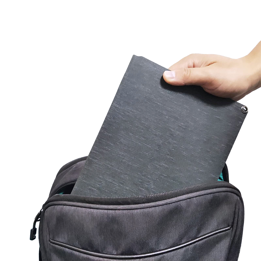 Foldable Solar Charger with Dual USB Output – 2W Portable Power