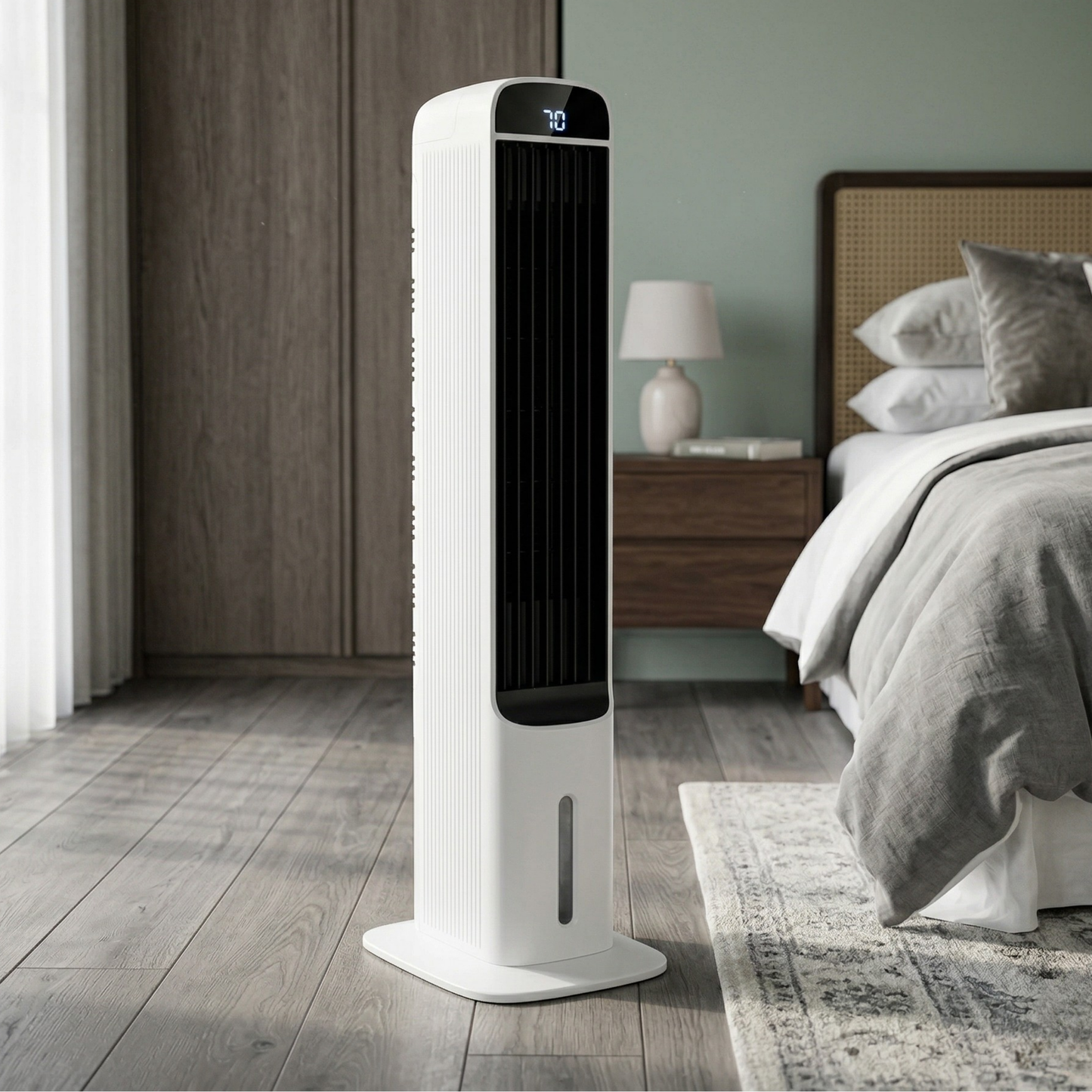 Compact Air Cooler Fan with Intelligent Timer Function