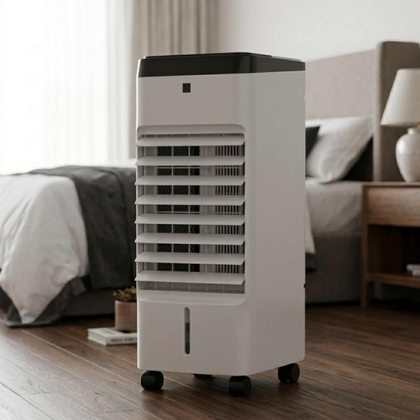 Evaporative Air Cooler with Remote and 12-Hour Timer – Portable Design