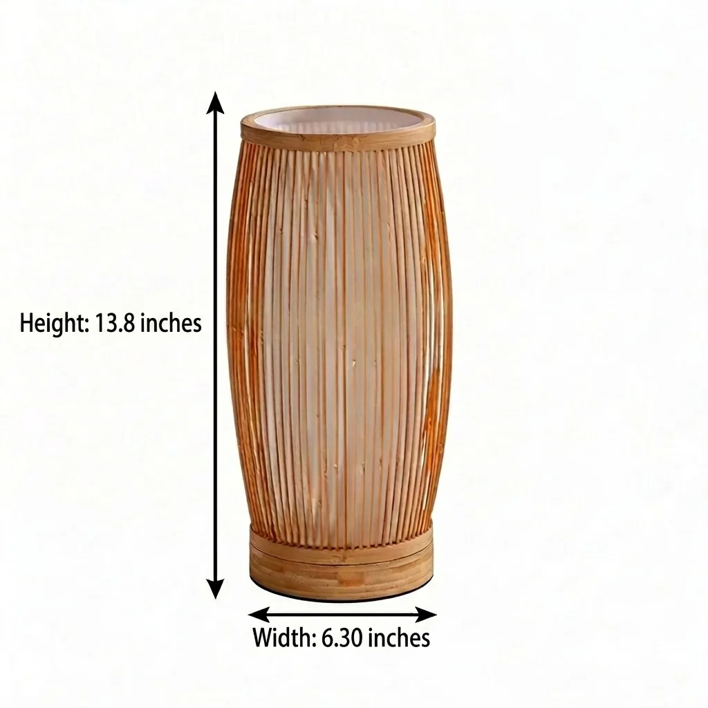 Bamboo Lantern in Japanese Design