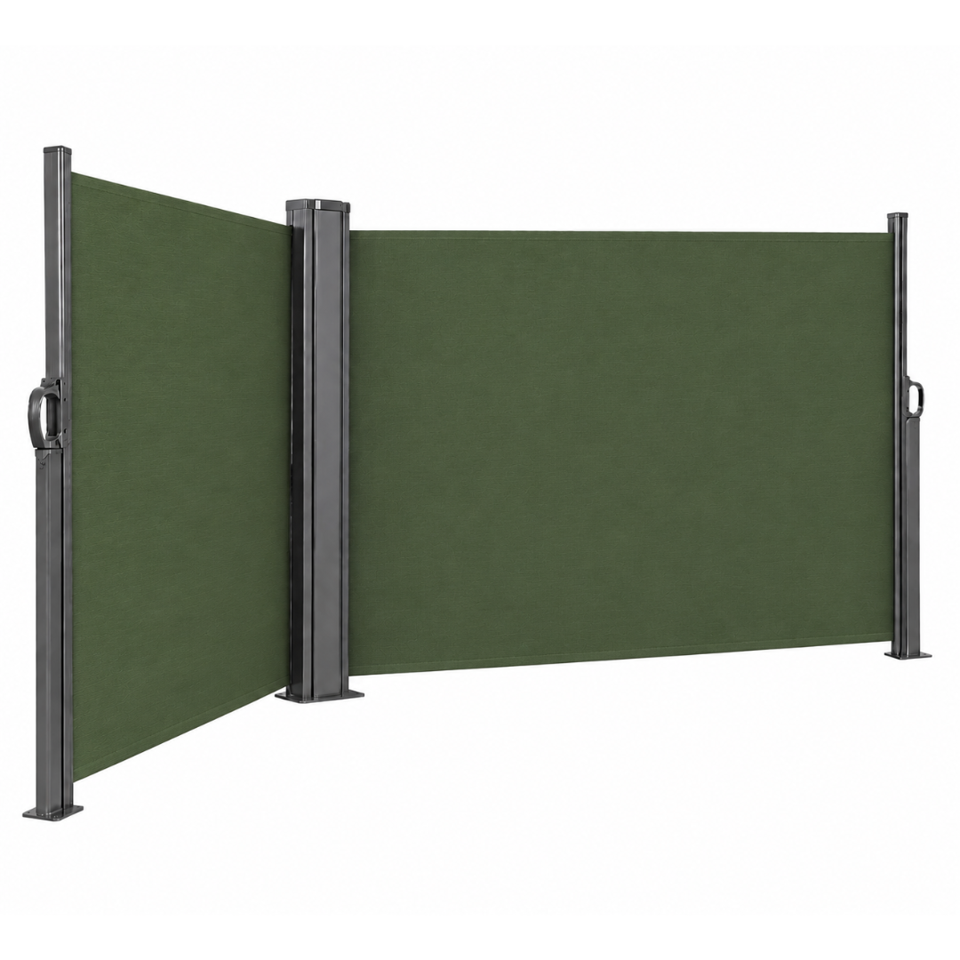 Privacy Screen Awning for Patio - Retractable 237 x 63 Inches