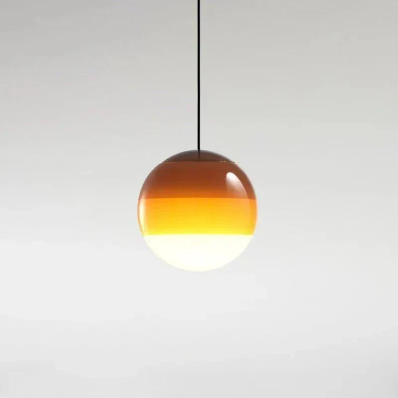 Stylish Pendant Light with Vibrant Color Transitions
