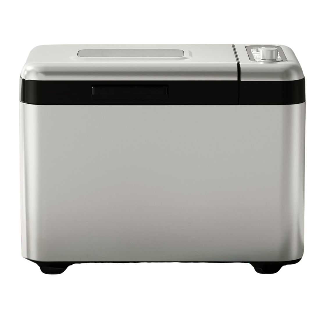 Large Bread Maker with Timer and 15 Baking Programs in Silver