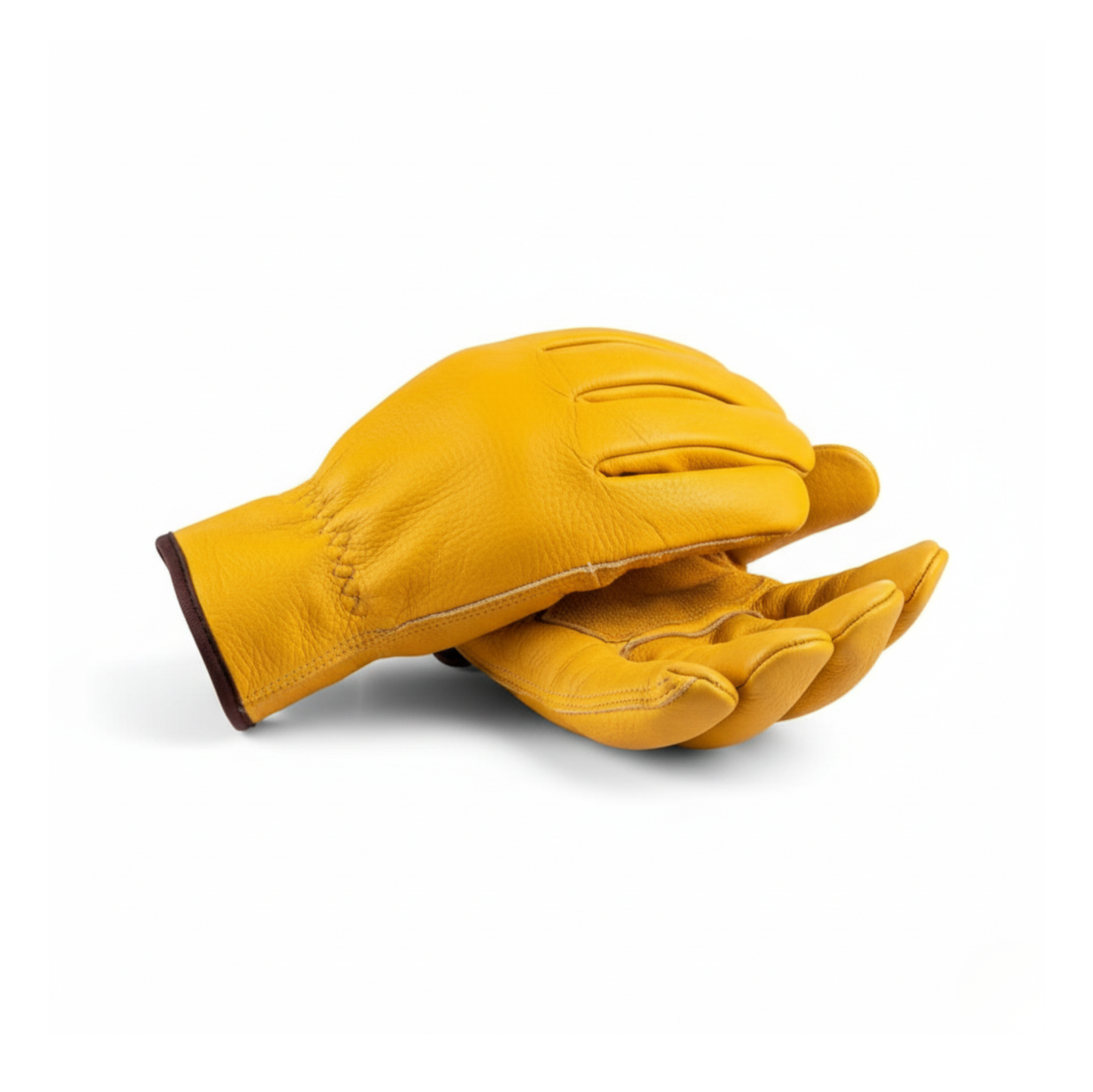 Insulated Lining Winter Work Gloves in Full Grain Cowhide Leather