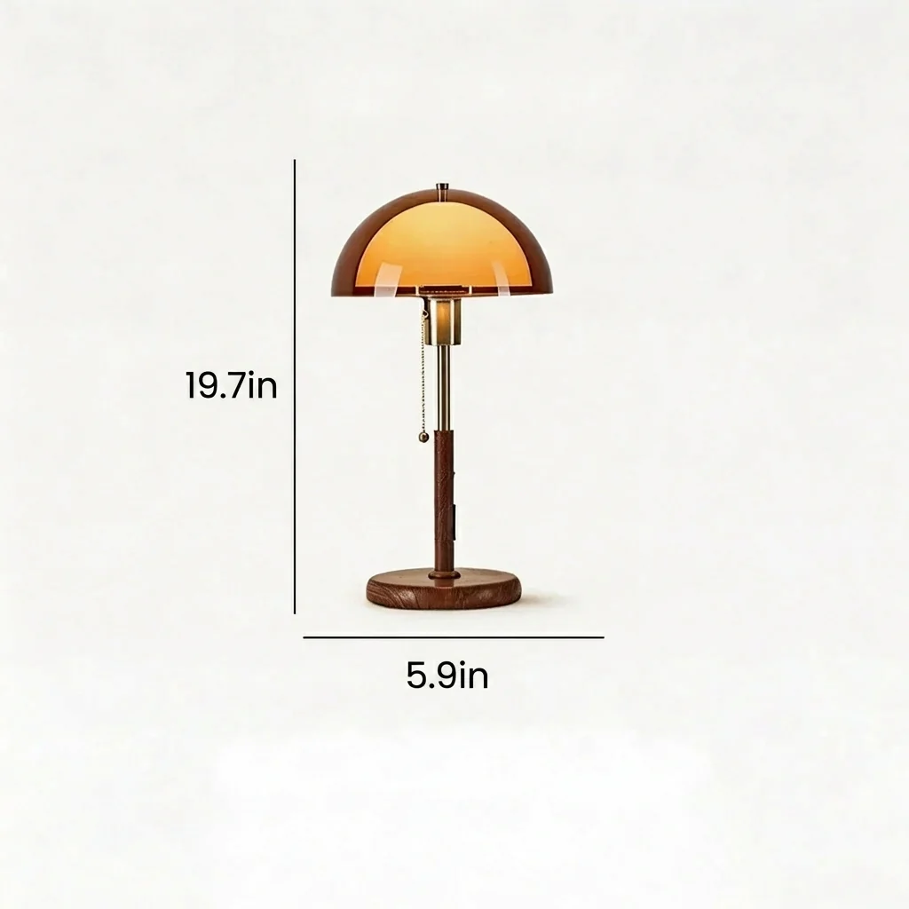 Modern Design Dual-Dome Table Lamp for a Cozy Ambiance
