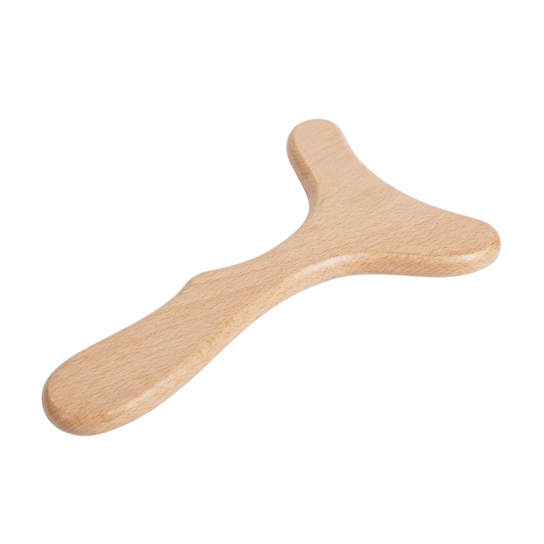 Handheld Wooden Massage Tool for Body Treatment and Personal Use