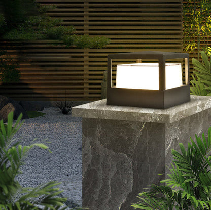 Sleek Outdoor LED Lantern – Weatherproof Aluminum Structure