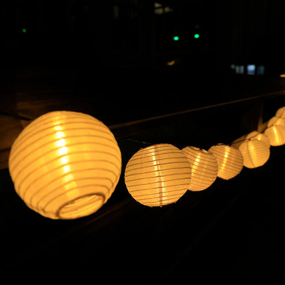 Vibrant Solar Lantern String Lights for Outdoor Spaces
