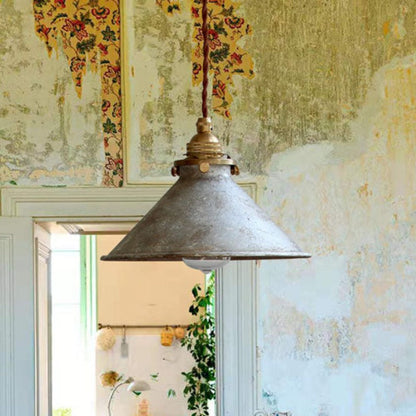 Rustic Industrial Pendant Light - Stylish Ceiling Fixture