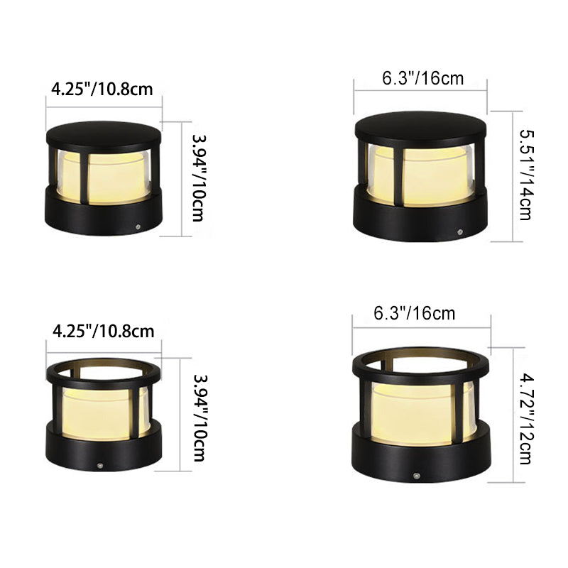 Sleek Outdoor LED Lantern – Weatherproof Aluminum Structure