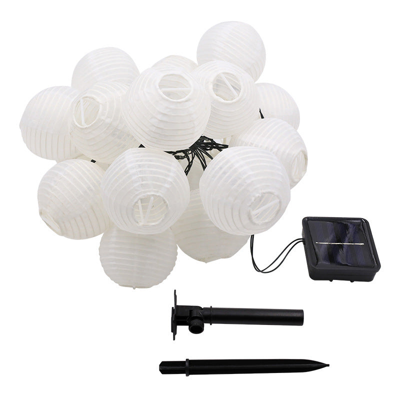 Vibrant Solar Lantern String Lights for Outdoor Spaces
