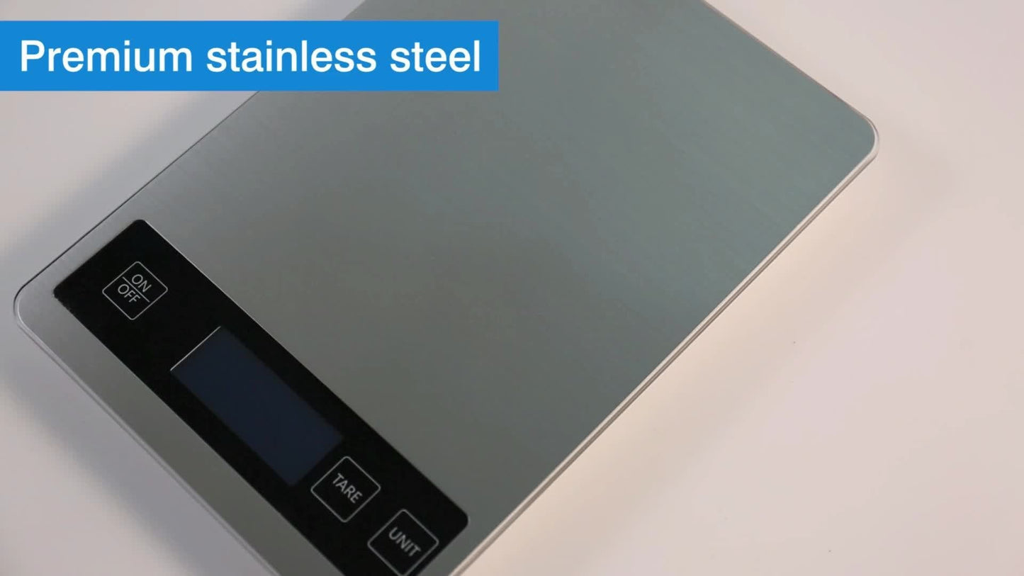 Ultimate Precision Kitchen Scale - Rechargeable 15kg Capacity