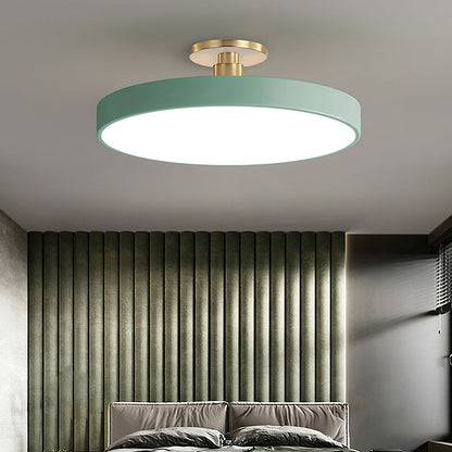 Chic Two-Color LED Ceiling Light with Convenient Remote Control