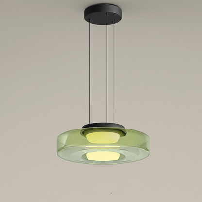 Sleek Glass Pendant Light – Contemporary Hanging Fixture