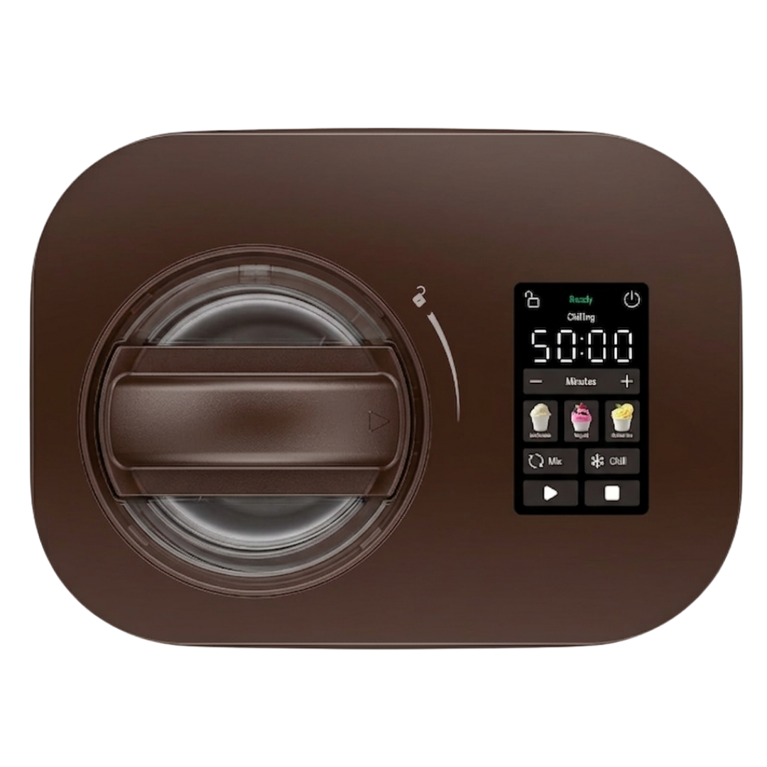 Digital Ice Cream Maker with 3 Settings – 1 Pint Capacity