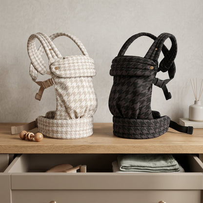 Checkered Baby Carrier in Harbor Style