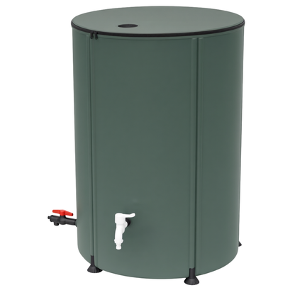 Collapsible 105 Gallon Rainwater Barrel for Garden and Gutter Use