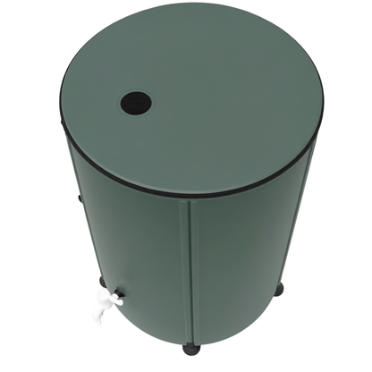 Collapsible 105 Gallon Rainwater Barrel for Garden and Gutter Use