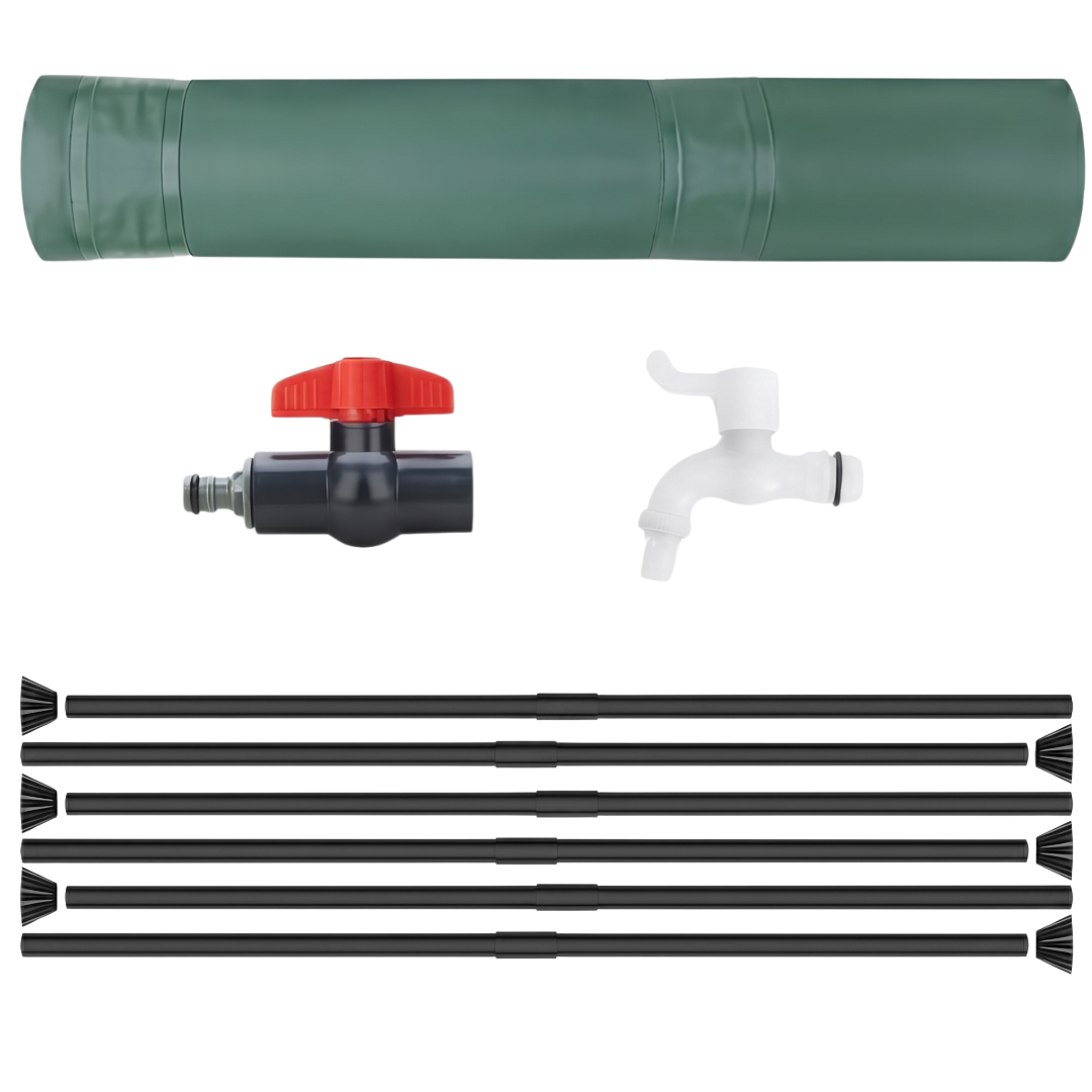Collapsible 105 Gallon Rainwater Barrel for Garden and Gutter Use