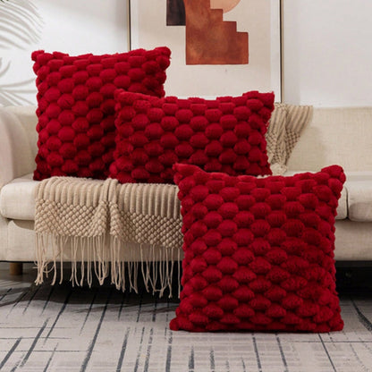 Soft Weave 3D Cushion Cover – Cozy Elegance for Your Home