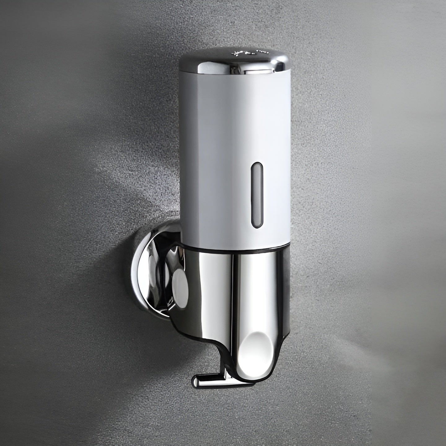 Sleek Marble-Style Wall Soap Dispenser for Effortless Use