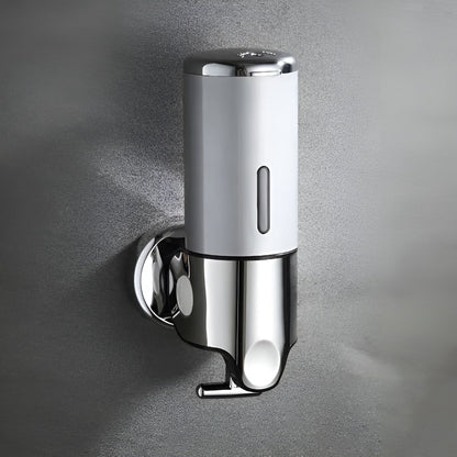 Sleek Marble-Style Wall Soap Dispenser for Effortless Use